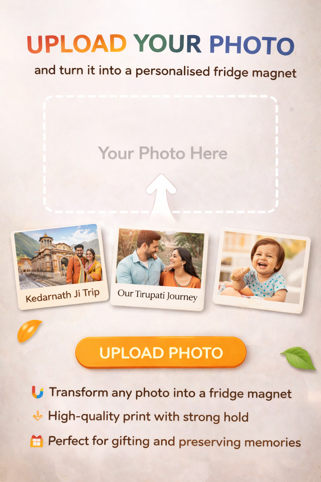 Create Your Memorable Fridge Magnet